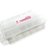 Clear Plastic Carrying Box Organizer 21x10x3mm