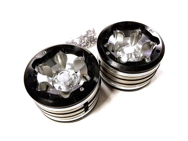 17.ZQ36 Alloy 2.2 Beadlock Wheel (2) w/ 12mm Hex for Rock Crawler (new, as-is) - Image 1