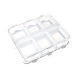 Small Compartment Box Clear 65x50x15mm