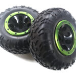 Replacement Wheels & Tires (2) for AFA01 1/8 Rock Crawler