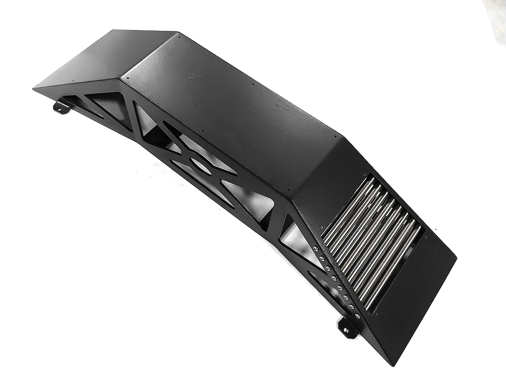 22.ZF178BLACK Metal Display Ramp 375x100x75mm for 1/10 Scale Off-Road (minor scratches) - Image 1