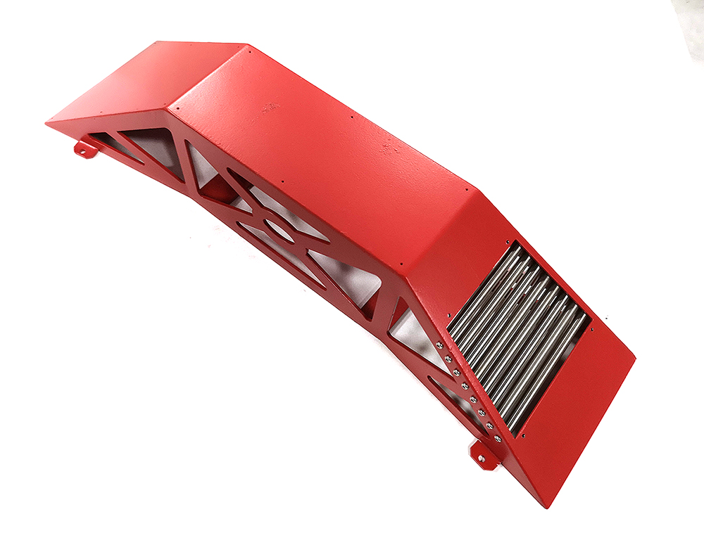 22.ZF178RED Metal Display Ramp 375x100x75mm for 1/10 Scale Off-Road (minor scratches) - Image 1