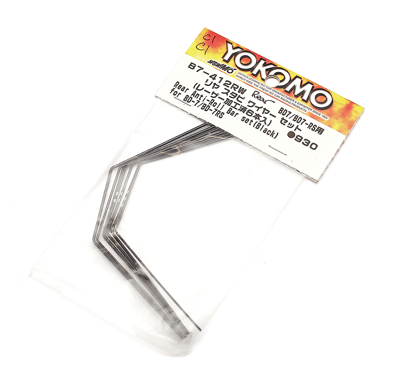 23.ZT55 Yokomo B7-412RW Rear Sway Bar Set - Image 1