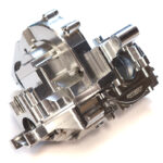 Silver Billet Machined Rear Bulkhead for Traxxas 1/10 Maxx 4S (new, damaged)