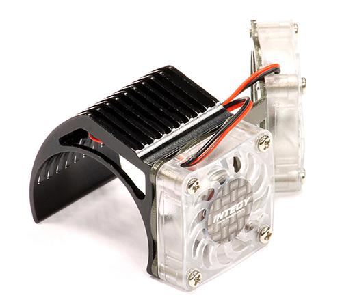 2961BLACK Twin Motor Cooling Fan + Heatsink 540/550 - Image 1