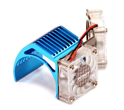 2961LIGHTBLUE Twin Motor Cooling Fan + Heatsink 540/550 - Image 1