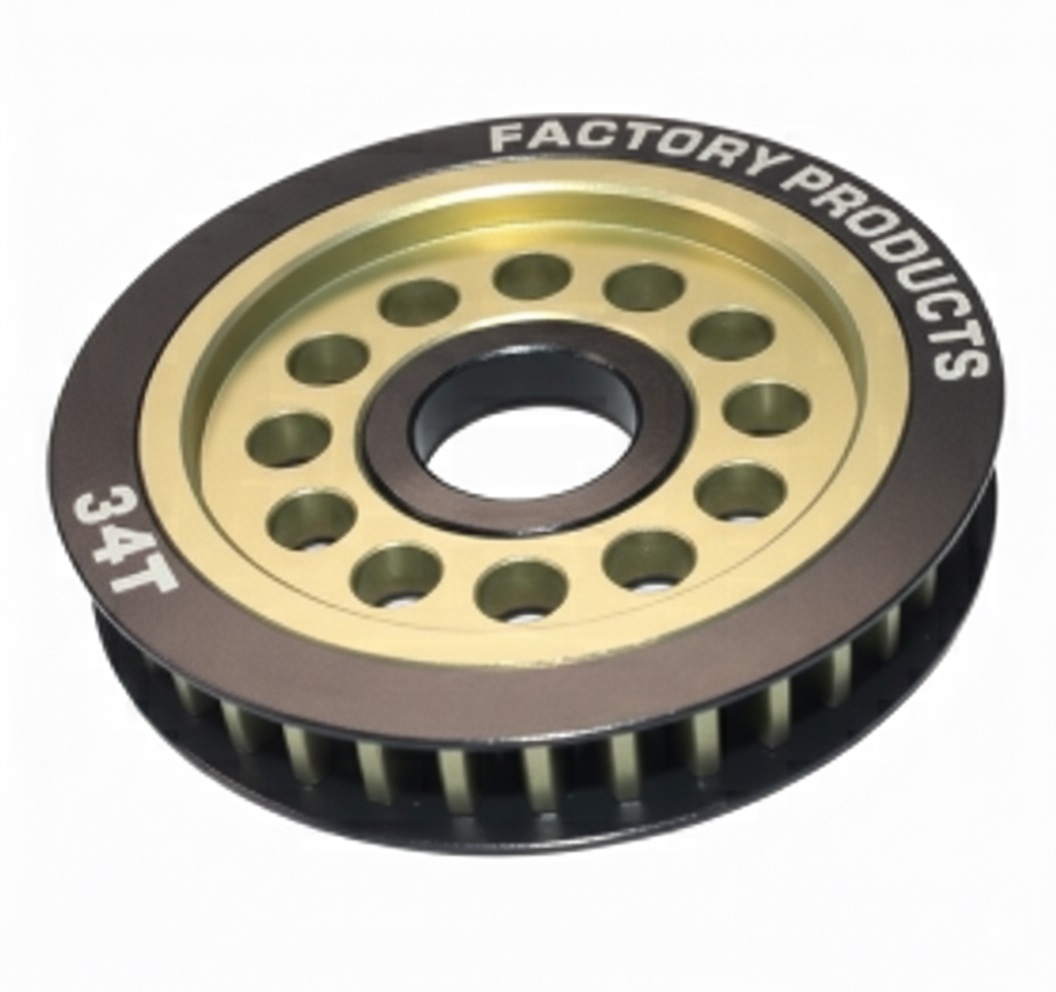 3RAC-3PY34 3Racing Aluminum Diff. Pulley Gear T34 - Image 1