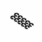 E-Clip 1.5 x 4 x 0.4 - 10pcs