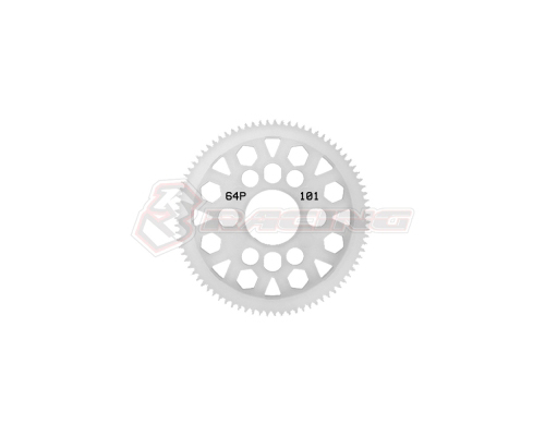 3RAC-SG64101V2 3Racing 64 Pitch Plastic Spur Gear 101T Ver.2 - Image 1