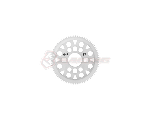 3RAC-SG6487V2 3Racing 64 Pitch Plastic Spur Gear 87T Ver.2 - Image 1