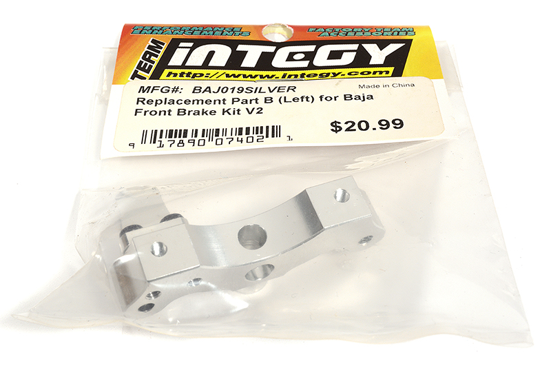 BAJ019SILVER Replacement Part B (Left) for Baja Front Brake Kit V2 T6836 - Image 1
