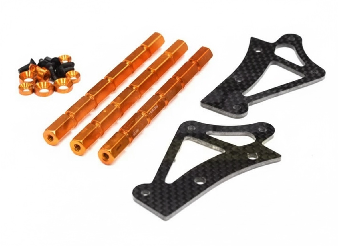 BAJ088ORANGE Stock Roll Cage Reinforcement Protection Top Mount for HPI Baja 5B & 5B2.0 - Image 1