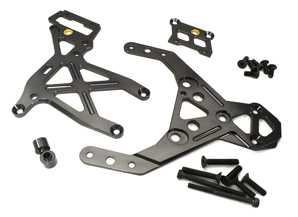 BAJ163GUN Chassis Brace Set (3) for HPI Baja 5B, 5T, 5B2.0 & 5SC - Image 1