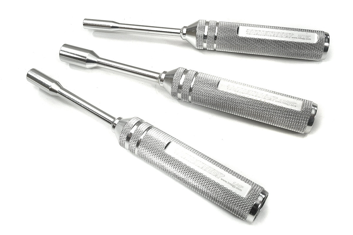 C22408SILVER ProGrip Standard Size 6061 Alloy Hex Nut Driver Set (3) 3/16, 1/4 & 11/32in. - Image 1