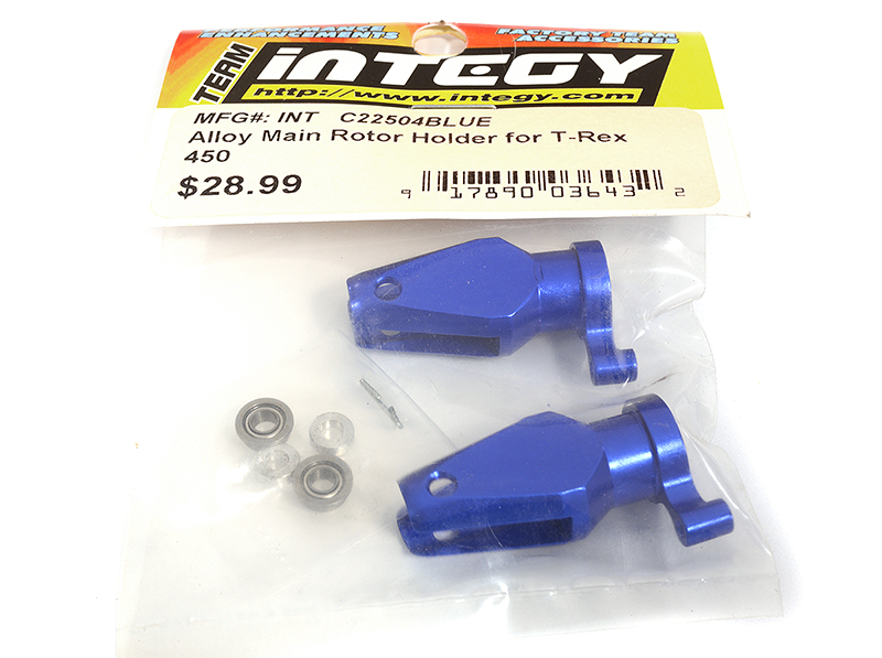 C22504BLUE Alloy Main Rotor Holder for T-Rex 450 - Image 1