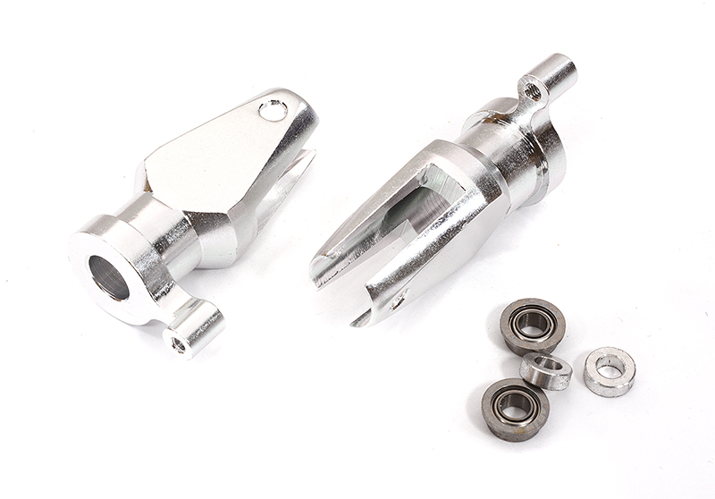 C22504SILVER Alloy Main Rotor Holder for T-Rex 450 - Image 1