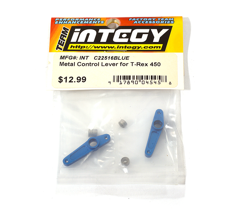 C22516BLUE Precision Flybar Control Lever for Align T-Rex 450/SE - Image 1