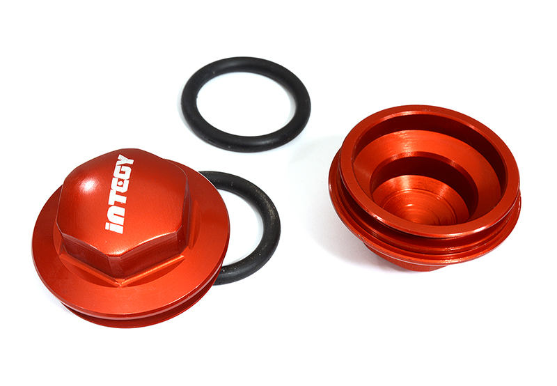 C22613RED Beadlock Wheel Alloy Center Hub Cap (2) for C22862, C22863, C22864, C23153, C231 - Image 1