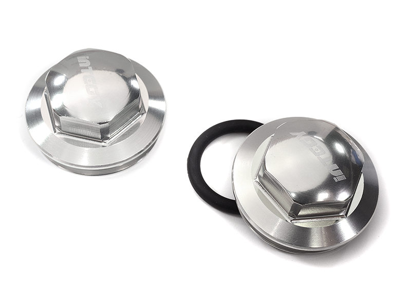 C22613SILVER Beadlock Wheel Alloy Center Hub Cap (2) for C22862, C22863, C22864, C23153, C231 - Image 1