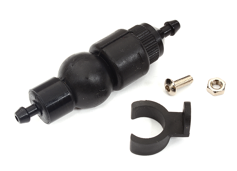 C22616BLACK Large Fuel Filter w/ Primer Pump - Image 1