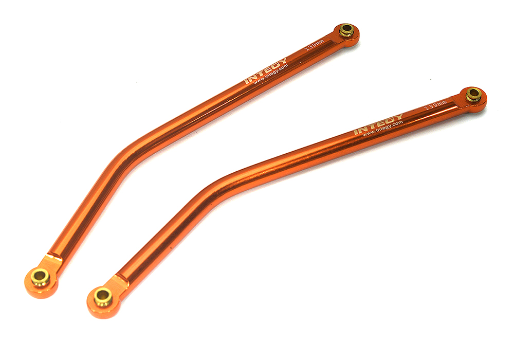C22835ORANGE Chassis Linkage 139mm (2) for Axial AX10 Scorpion & Rock Crawler - Image 1