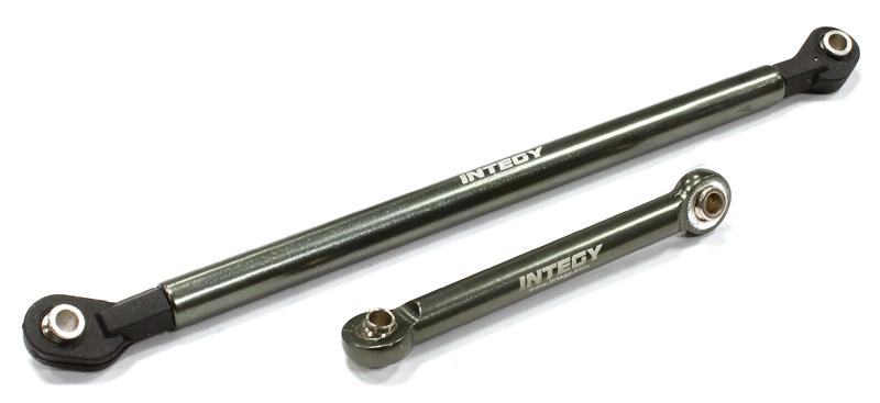 C22846GUN Alloy Steering Linkage (2) for Axial AX10 Scorpion AX30446 AX30456 - Image 1