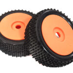 1/8 Buggy Dish Wheel+Tire (2) H-Pattern 17mm (O.D.=110mm)