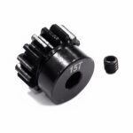 Billet Steel Pinion Gear 15T, 1M/5mm Shaft for 1/8 Off-Road & Savage Flux