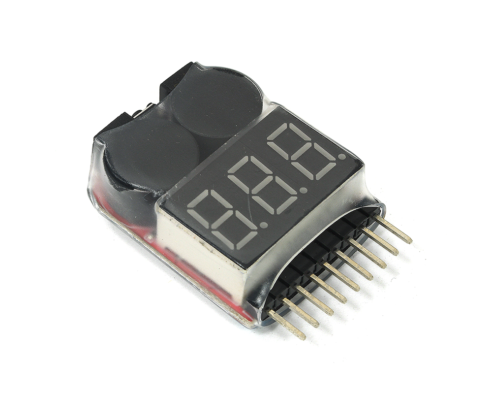 C23212 LiPo Voltage Checker w/ Adjustable Voltage Level Warning Buzzer - Image 1
