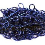 Bent-Up Body Clips (100) for 1/10 Short Course & Monster Trucks(LxW=19.5x6.5mm)