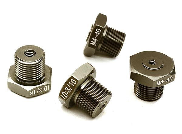 C23215 Type F Adapters for C23115 Universal Setup Station M4-40 & M8-32 with 3/16 ID - Image 1