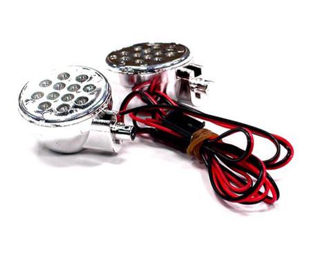 C23314 Off-Road High Brightness Large Spot LED Light Set w/ Plastic Housing (2) - Image 1