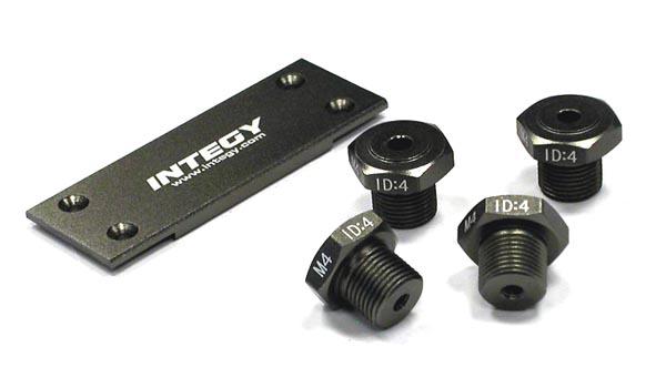 C23344 Type J Adapters Set for C23115 Universal Setup Station (1/10 TC, Traxxas 1/16) - Image 1