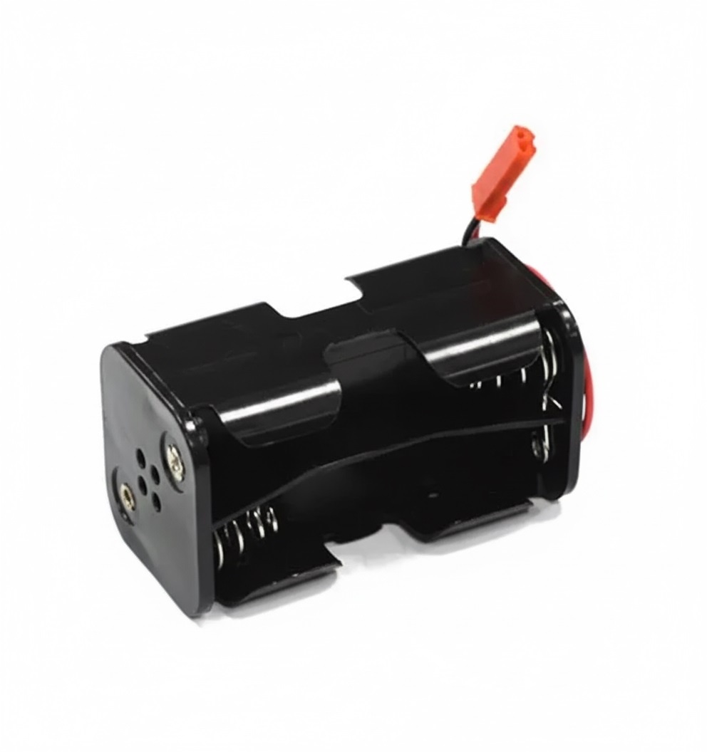 C23357 Battery Box x 4 Cells, AA Size for Charging, RX, LED & Cooling Fan - Image 1