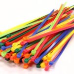 Mixed Color Plastic Tie Wrap / Cable Tie (100) Small Size