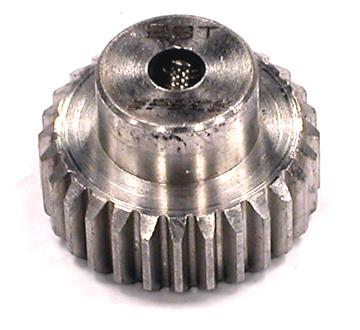 C23428 Billet HD Stainless Steel 48 Pitch Pinion 28T for Brushless w/ 0.125 Shaft - Image 1