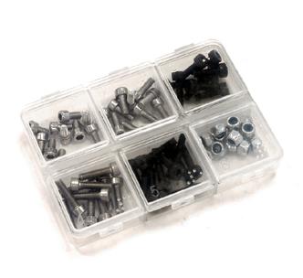 C23725 Assorted Replacement M3 Cap Head Hex Screw Kit + M3 Lock Nut w/ Carrying Box - Image 1