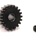 HD Billet 32 Pitch, MOD 0.8 Steel Pinion 20T for BL Applications w/ 5mm Shaft