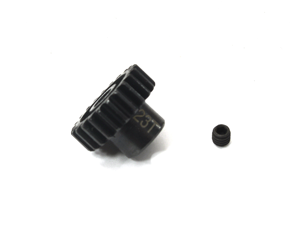 C23778 HD Billet 32 Pitch, MOD 0.8 Steel Pinion 23T for BL Applications w/ 5mm Shaft - Image 1