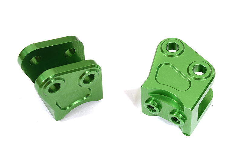 C23784GREEN Machined Alloy Lower Suspension Link Mount (2) for Axial Wraith 2.2 AX80070 - Image 1