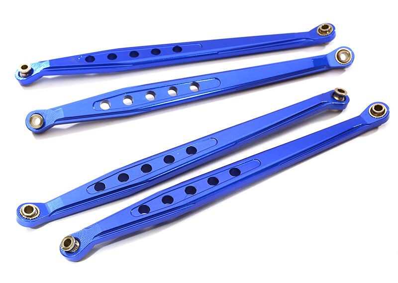 C23789BLUE Billet Machined Alloy Chassis Linkage (4) for Axial Wraith 2.2 AX80083 - Image 1