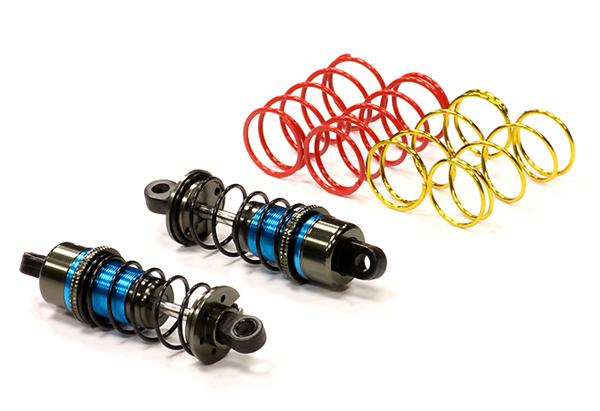 C23831LIGHTBLUE Billet Machined XSR7 Shock Set for 1/10 Touring Car & Drift Car (L=56mm-59mm) - Image 1