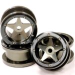 Alloy 5 Spoke Beadlock Wheel(4) for Axial Wraith 2.2 w/ 12mm Hex AX8137 AX12015