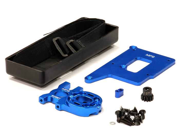 C23866BLUE Brushless Conversion Kit for Kyosho MP9 w/ Pinion Gear - Image 1