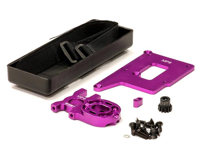 C23866PURPLE Brushless Conversion Kit for Kyosho MP9 w/ Pinion Gear - Image 1