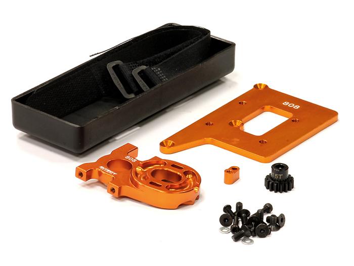 C23867ORANGE Brushless Conversion Kit for Xray 808 w/ Pinion Gear - Image 1