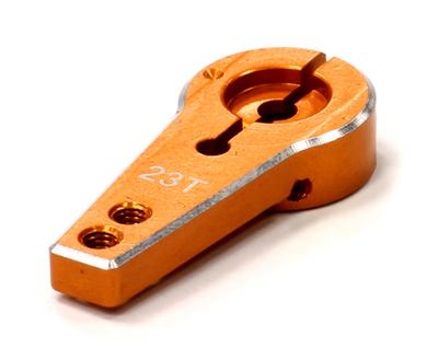 C23939ORANGE Billet Machined Alloy Servo Horn 23T for KO & JR Servo (r=20, 24mm) - Image 1