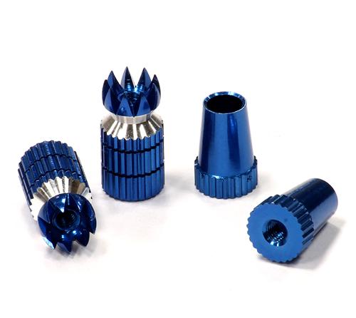 C24052BLUE Transmitter Stick Ends 3mm Size for Futaba Type Radio - Image 1