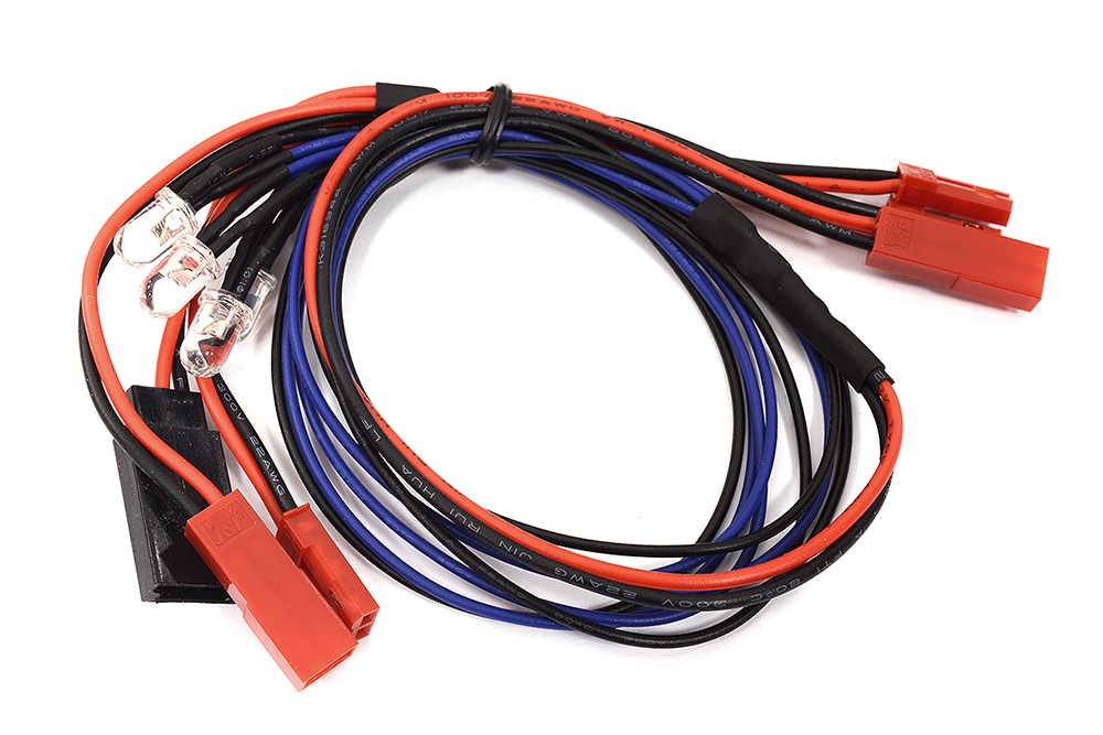 C24229BLUE Front LED Light Set (4) w/ Wire Harness - Image 1