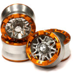 Alloy Dual 8 Beadlock Wheel (4) for Axial Wraith 2.2 w/ 12mm Hex AX8137 AX12015